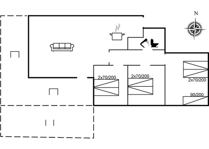 Grette - 1-5km From The Sea By Interhome *